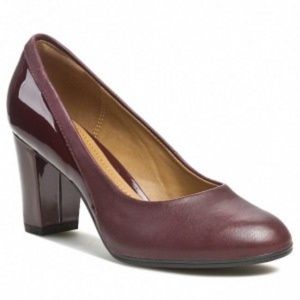clarks women's basil auburn dress pump